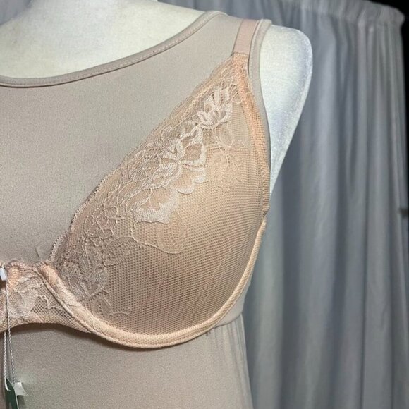 Natori Lace Underwire Bra Neutral Beige 30DD - Picture 5 of 14